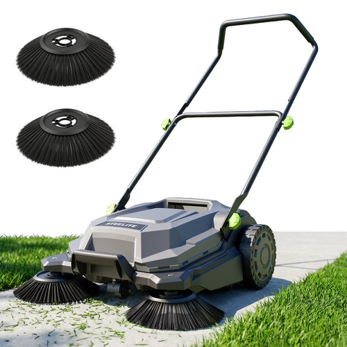 Manual push floor sweeper - push,