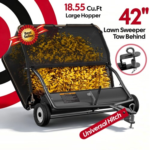 Tow behind lawn sweeper - 42",